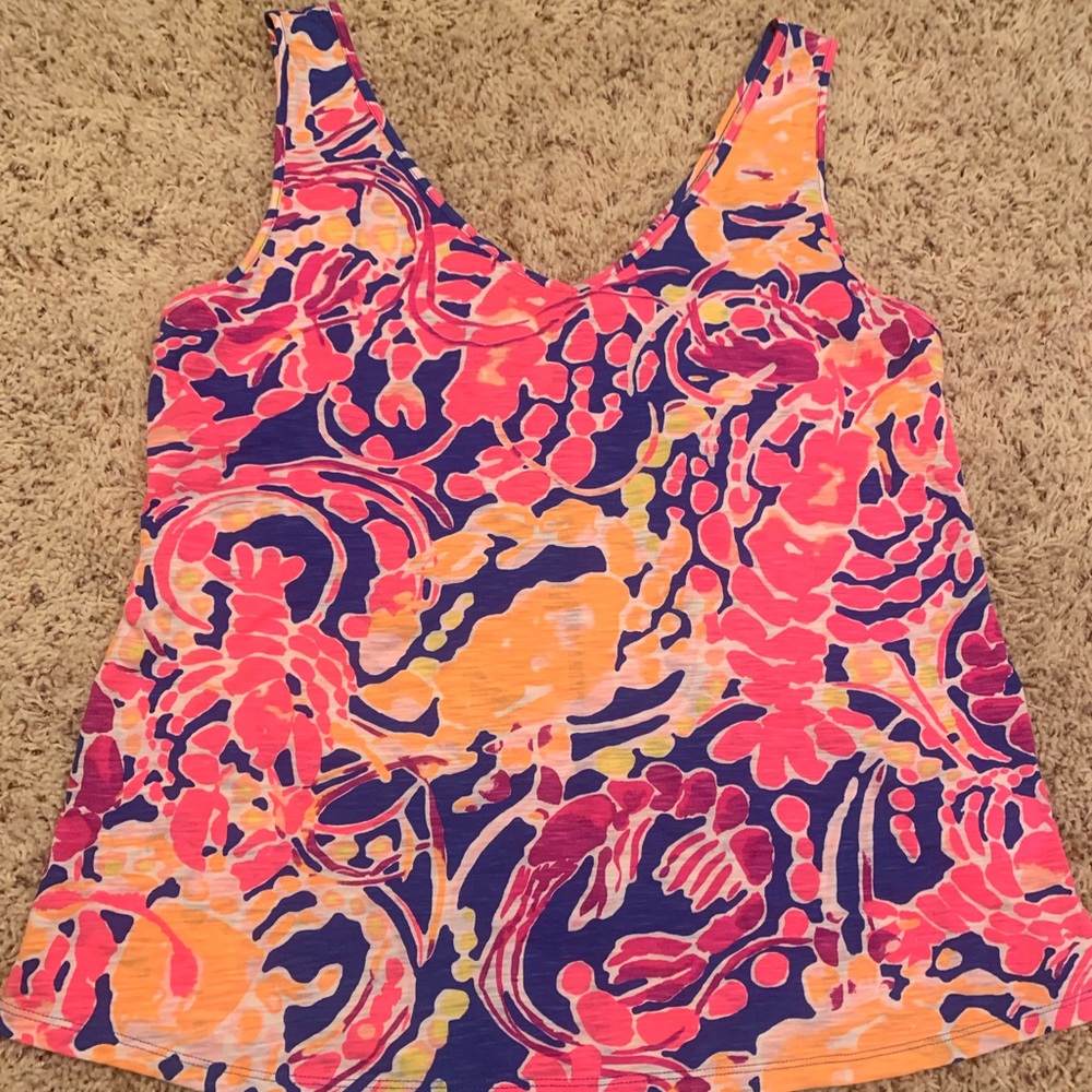 SOLD OUT Lilly Pulitzer Gigi Tank Brilliant Blue